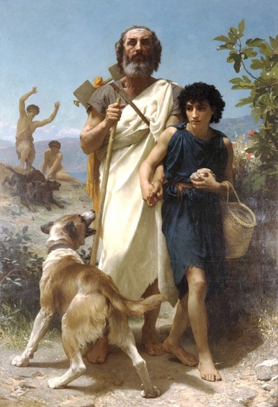 Omero e la sua guida, William-Adolphe Bouguereau, 1874
