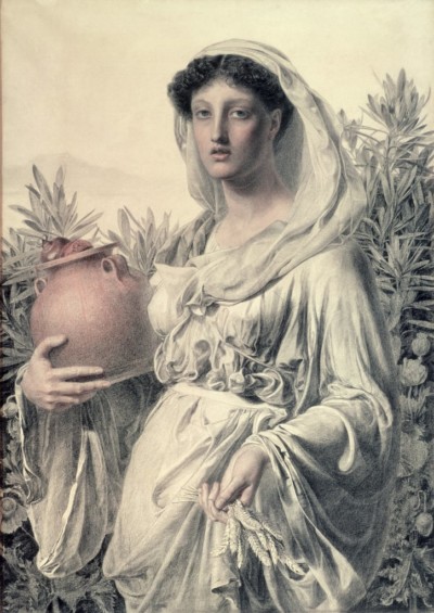 Persephone di Anthony Frederick Augustus Sandys 1829-1904