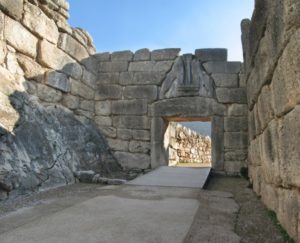 Porta dei leoni a Micene