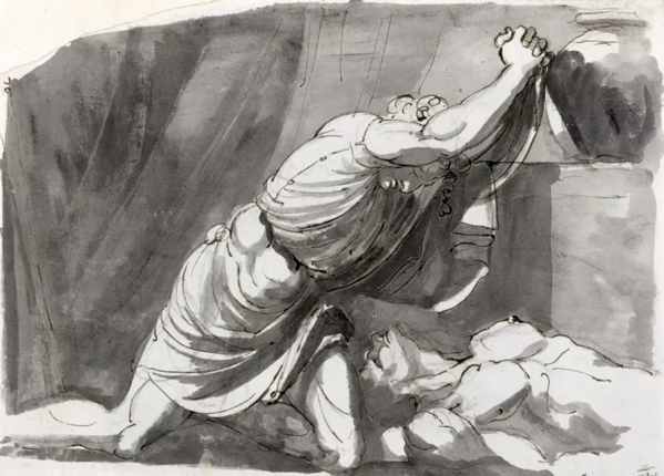 Achille piange la morte di Patroclo, Henry Fuseli, 1770