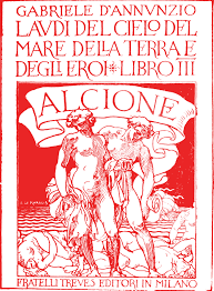 Alcione, copertina del poema omonimo di D'Annunzio
