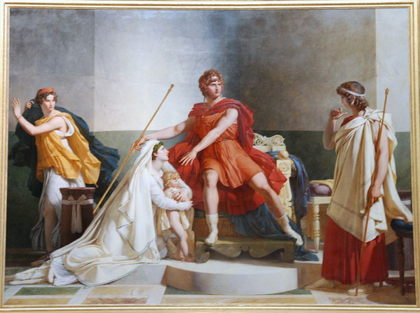 Andromaca e Pirro o Neottolemo, Pierre-Narcisse Guérin , 1810