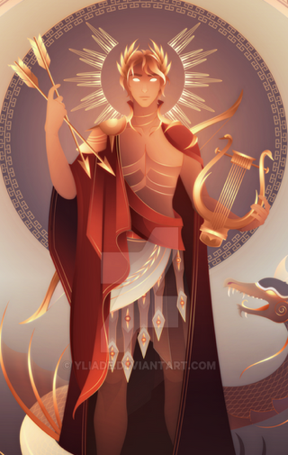 Apollo ~ Greek Mythology by Yliade, deviant art.com