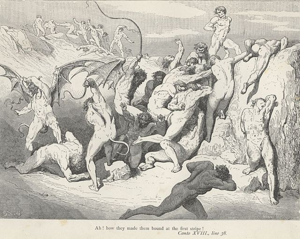 Dante, Inferno, Canto 18, Gustave Dorè