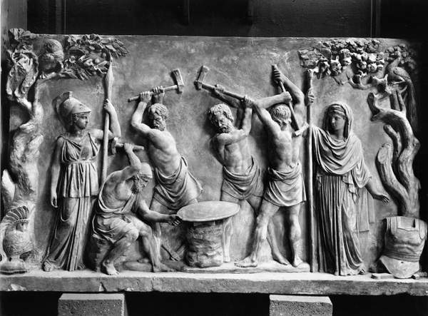Efesto e i Ciclopi forgiano lo scudo di Achille, Pinacoteca Capitolina, Palazzo Conservatori, Roma
