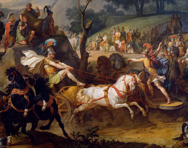 Giochi funebri in onore di Patroclo, Antoine Charles Horace Vernet , 1790