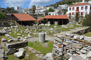 Il mausoleo in rovina così com'è oggi