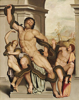Laooconte, dipinto di Alessandro Allori