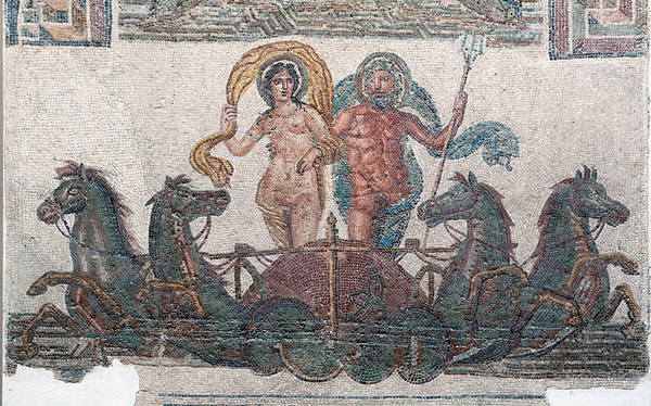 Mosaico del Trionfo di Nettuno e di Venere nel Museo Nazionale del Bardo