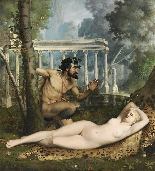  Pan e Venere, Adolphe Alexandre Lesrel 
