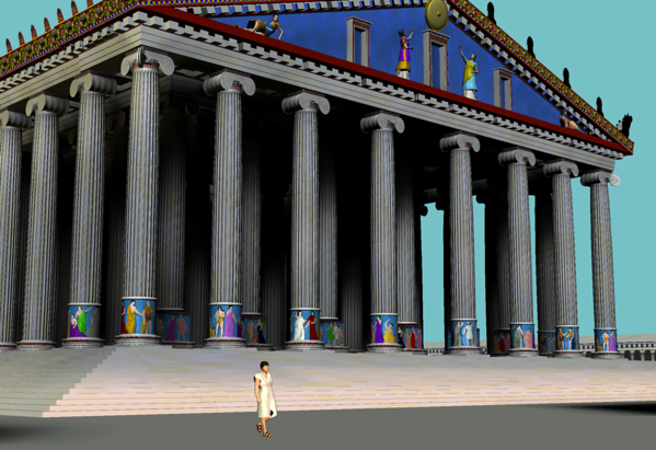 Ricostruzione 3D del Tempio