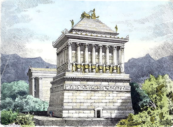 Ricostruzione del Mausoleo di Alicarnasso