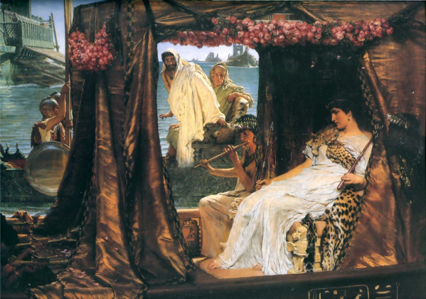Antony and Cleopatra, Sir Lawrence Alma-Tadema (1883)
