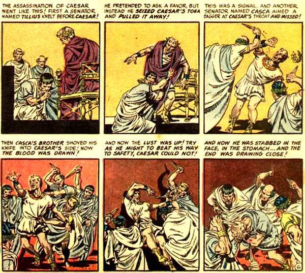 “Caesar!” in Frontline Combat #8 (1952), testi di Harvey Kurtzman, disegni di Wallace Wood