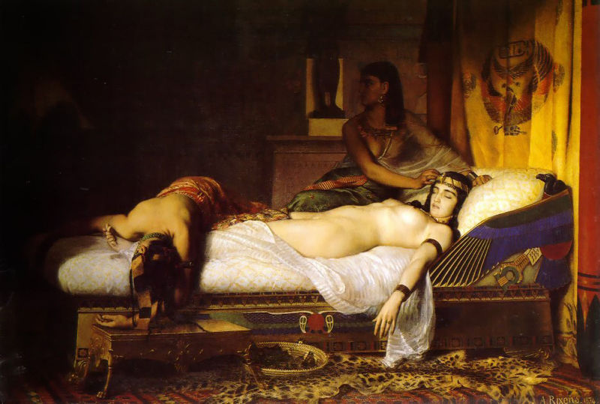 Morte di Cleopatra, Jean André Rixens