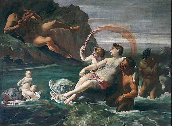 Polifemo e Galatea, dipinto di Lanfranco