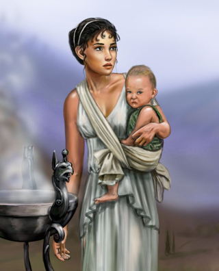 Una donna dell'Antica Grecia