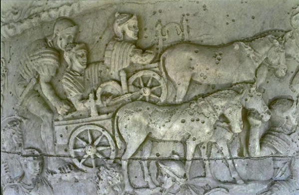 Carrobalista - dettaglio di un bassorilievo della colonna Traiana