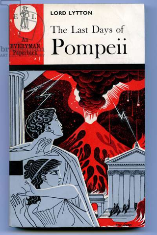 Copertina del libro, Gli Ultimi giorni di Pompei di Lord Lytton