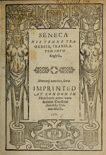 Edizione delle tragedie di Seneca del 1581
