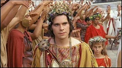 Hans Matheson nei panni di Nerone nella miniserie televisiva Rai del 2004