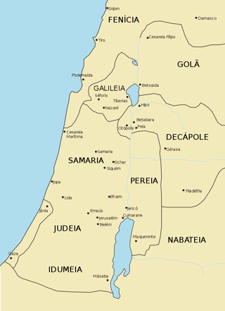 La provincia della Giudea nel I secolo d.C.