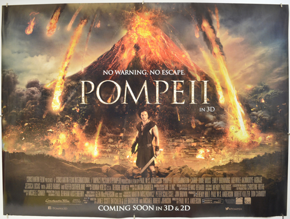 Locandina del film Pompei del 2014