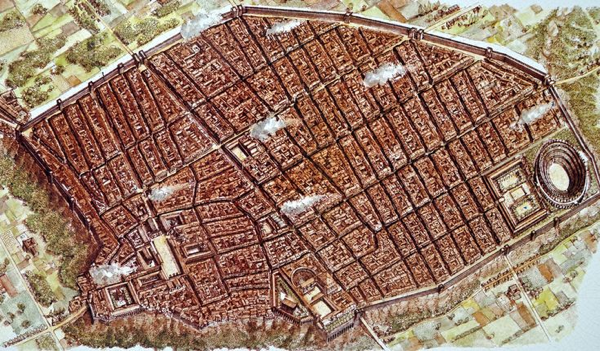 Mappa dell'Antica Pompei
