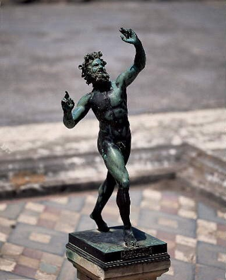 Statuetta di Fauno, dalla casa omonima a Pompei