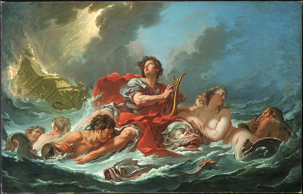 Arione sul delfino, François Boucher (1748)