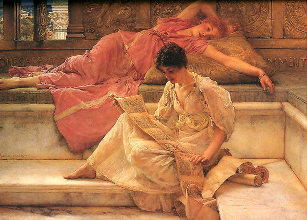 Favourite Poet, Lawrence Alma-Tadema, 1888