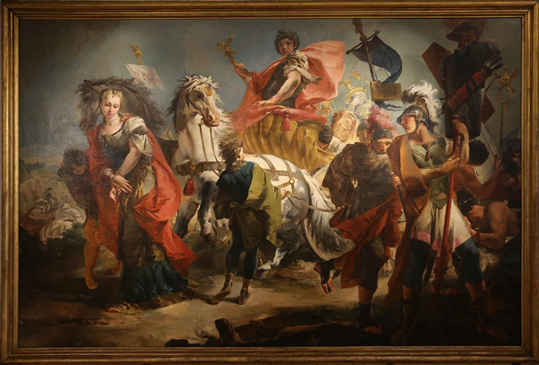 Il trionfo di Aureliano, dipinto del Tiepolo