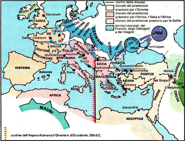 L'impero Romano nel IV Secolo