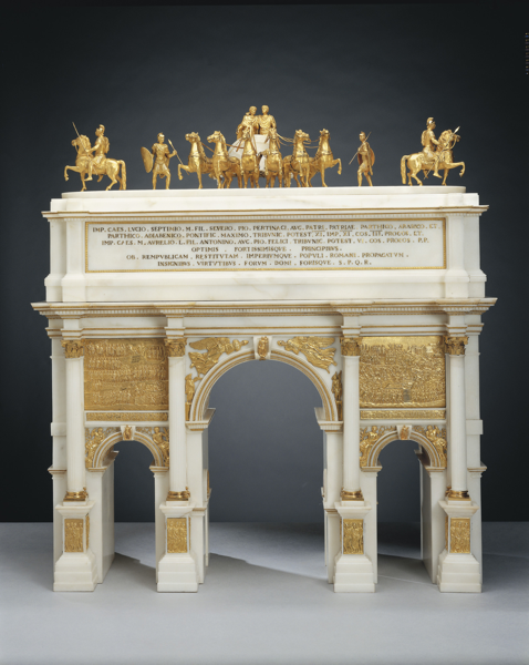 Ricostruzione 3D dell'Arco di Settimio Severo