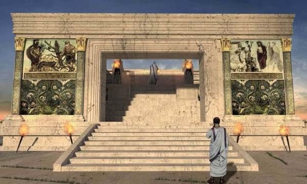 Ricostruzione 3d dell'Ara Pacis