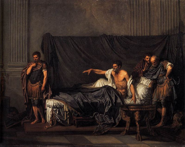 Settimio Severo e Caracalla, Jean-Baptiste Greuze,