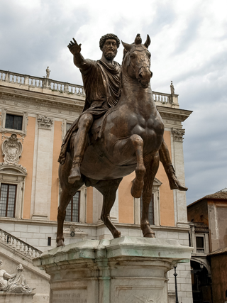 Statua equestre di Marco Aurelio in Campidoglio