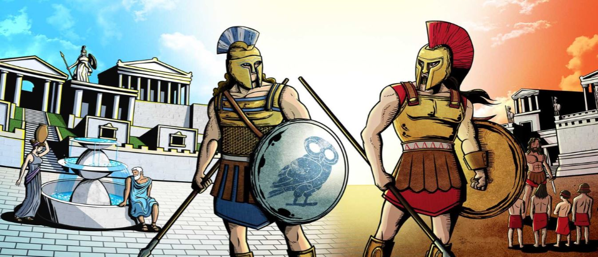 Athens vs Sparta, illustrazione