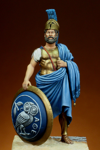 Temistocle, soldatino da collezione dipinto a mano