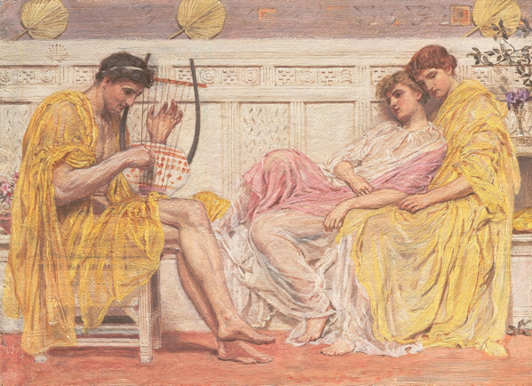 Un musicista, Albert Moore (1841-1893)