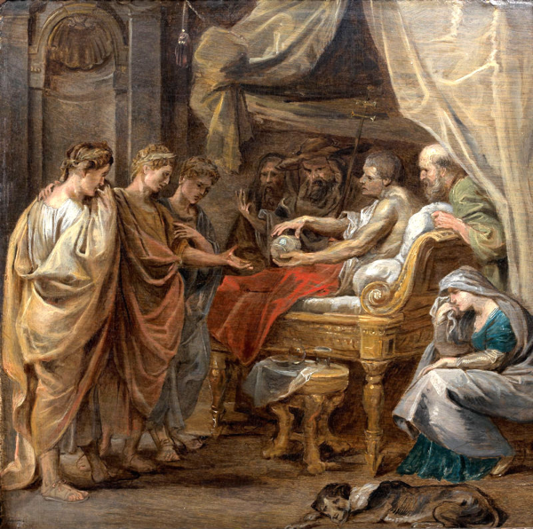 La morte di Costantino, Rubens