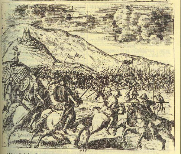 Battaglia del Frigido di Johann Weikhard von Valvasor (1689)