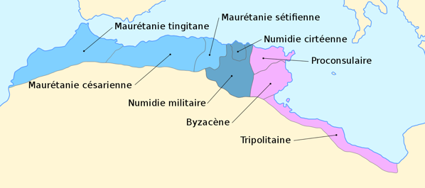 Province dell'Africa romana dopo la riforma di Diocleziano