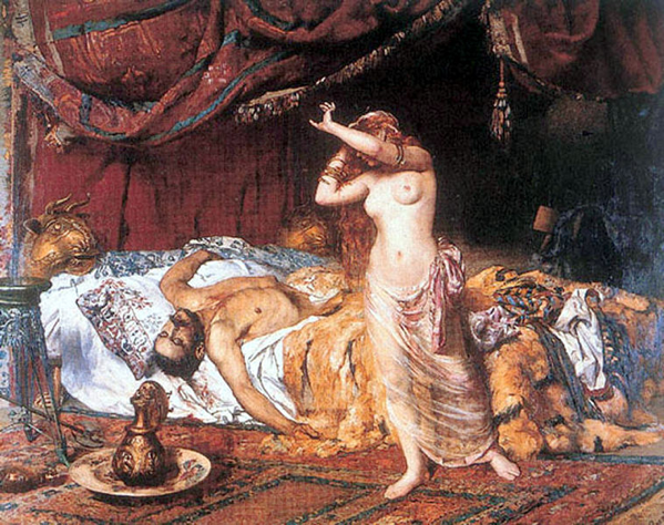 Morte di Attila, dipinto di Ferenc Paczka