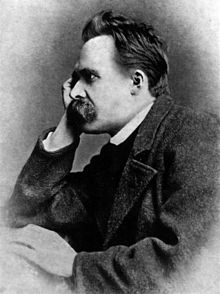 Friedrich Nietzsche fotografato da Gustav Adolf Schultze nel 1882