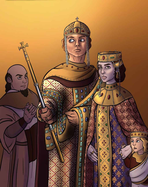 Illustrazione dalla Graphic Novel Theophano: A Byzantine Tale