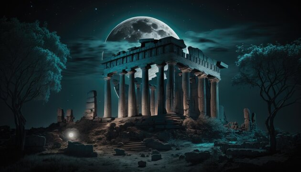 Le rovine di Atene