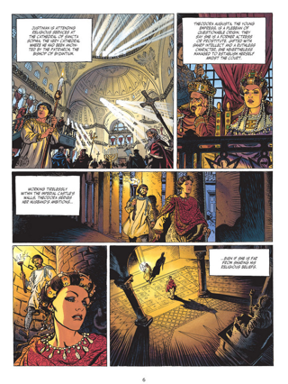 Pagina dalla Graphic Novel, The Hounds Of Hell