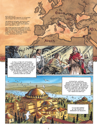 Pagina dalla Graphic Novel, he Hounds Of Hell 