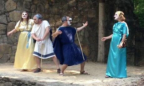 Attori romani in costume (rievocazione)